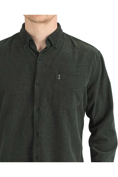 Butcher Of Blue Casual Overhemden Overshirt Green - Afbeelding 4