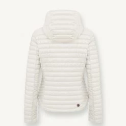 Colmar Gewatteerde Jassen Light Down Jacket With Fixed Hood White