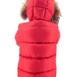 Colmar Winterjassen Rood Down Jacket With Detachable Fur Hood Red