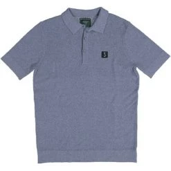 Butcher Of Blue Polo's Knitted Polo Gray