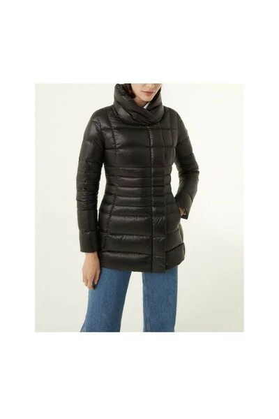 Colmar Gewatteerde Jassen Long Down Jacket With High Collar Black - Afbeelding 6