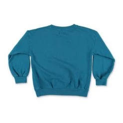 Sweaters BOBO CHOSES Felpa Blu In Cotone Organico|Blue Organic Cotton BOBO CHOSES Sweatshirt Blue