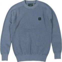 Butcher Of Blue Truien & Vesten Larsen Crew Knit Sweater Gray
