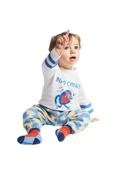 Bobo Choses Sweaters Sweatshirt Walking Clock Beige - Afbeelding 5