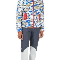 Colmar Gewatteerde Jassen Blauw Landscape Print Padded Jacket Blue