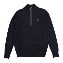 Hoodies & Sweatvesten Butcher Of Blue Clifden Halfzip Pullover Blauw 890 Blue