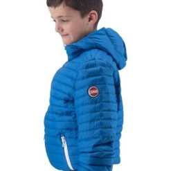 Colmar Winterjassen Blauw Lightweight Jacket With Zip Pockets Hood Blue