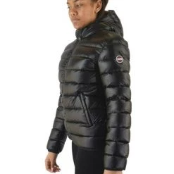 Colmar Winterjassen Zwart Fullzip Down Jacket With Hood Black