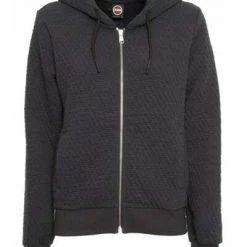 Colmar Hoodies & Sweatvesten Grijs Jacquard Fabric Zip Sweatshirt Gray