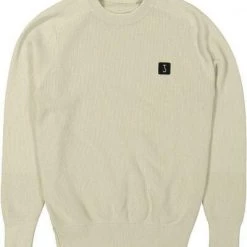 Butcher Of Blue Truien & Vesten Larsen Crew Knit Sweater Beige