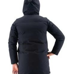Colmar Winterjassen Zwart Long Model Down Jacket With Hood Black