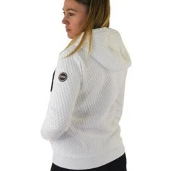 Colmar Sweaters White Full Zip Hoodie White