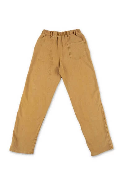 Lange Broeken BOBO CHOSES Pantaloni Marroni Chiari In Felpa Elasticizzato|Light Brown Elastic Cotton BOBO CHOSES Sweatpants Brown