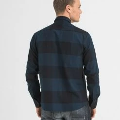 Butcher Of Blue Casual Overhemden Stevie Check Overhemd Blue