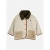 Bobo Choses Fleece Jassen Reversible Jacket Beige