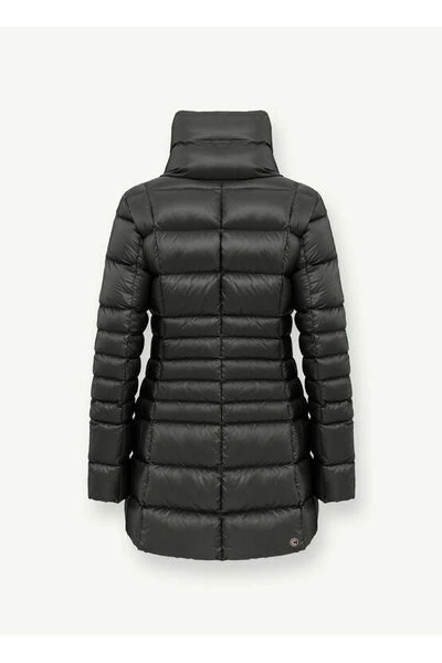 Colmar Gewatteerde Jassen Long Down Jacket With High Collar Black