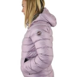 Colmar Winterjassen Purper Fullzip Down Jacket With Hood Purple