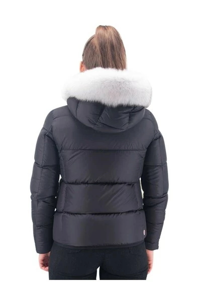Colmar Winterjassen Zwart Fullzip Down Jacket With Detachable Fur Hood Black - Afbeelding 3