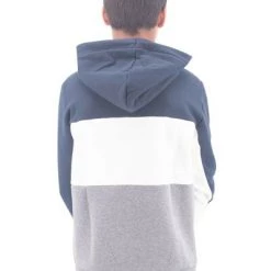 Colmar Sweaters Blauw Two-tone Hooded Sweatshirt Blue